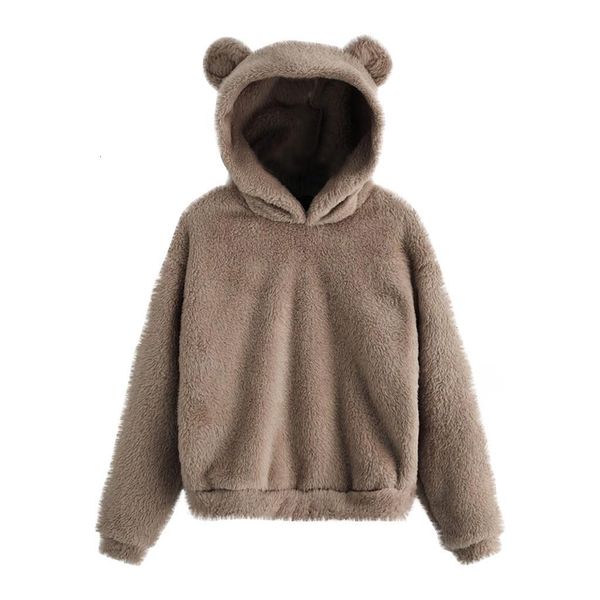 30#women's long sleeve fleece sweatshirt warm bear shape fuzzy hoodie pullover outwear shawn mendes cropped hoodie album, Black
30#women's long sleeve fleece sweatshirt warm bear shape fuzzy hoodie pullover outwear shawn mendes cropped hoodie album, Black