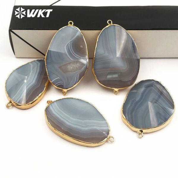 pendants wt-c271 natural grey strip a agte pendant with gold bezel random shape faceted stone connector for fashion necklace, Black
pendants wt-c271 natural grey strip a agte pendant with gold bezel random shape faceted stone connector for fashion necklace, Black