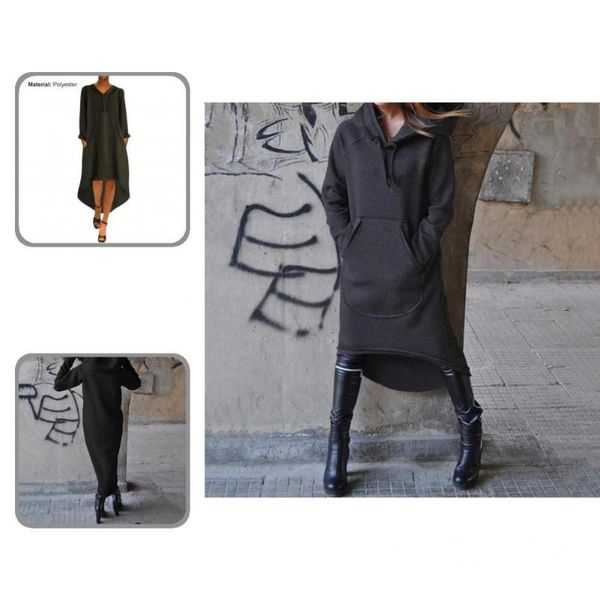 women's hoodies & sweatshirts stylish soft sweatshirt dress big pocket loose hem, Black
women's hoodies & sweatshirts stylish soft sweatshirt dress big pocket loose hem, Black