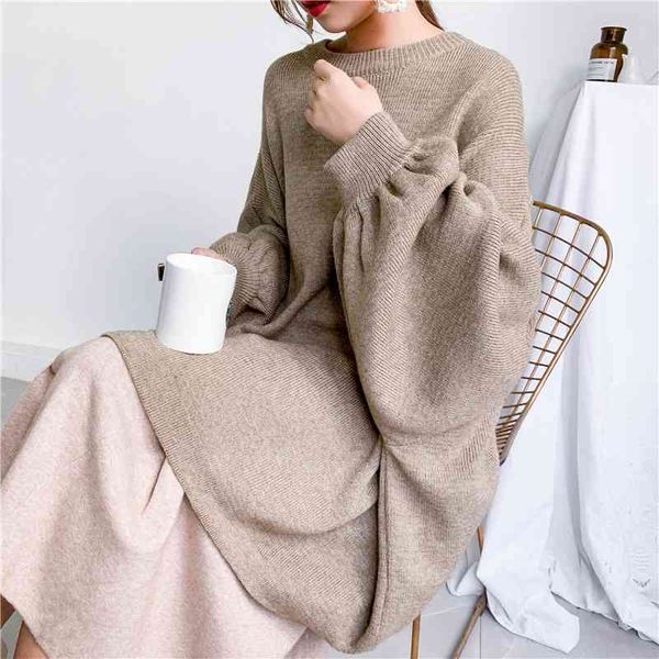 solid o neck knitted sweater women loose pullover batwing sleeve plus size medium and long section 210615, White;black
solid o neck knitted sweater women loose pullover batwing sleeve plus size medium and long section 210615, White;black