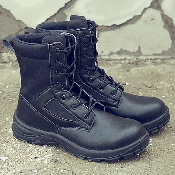 boots military combat men sneakers casual shoes outdoor work safety anti smashing puncture proof comfortable army, Black
boots military combat men sneakers casual shoes outdoor work safety anti smashing puncture proof comfortable army, Black