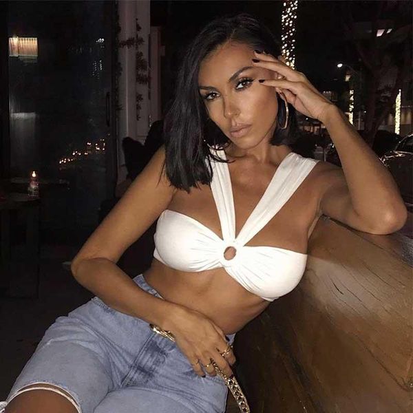 women's tanks & camis women crop 2021 summer tank slim solid color sling chest circle low wild shirt bars night club parties, White
women's tanks & camis women crop 2021 summer tank slim solid color sling chest circle low wild shirt bars night club parties, White