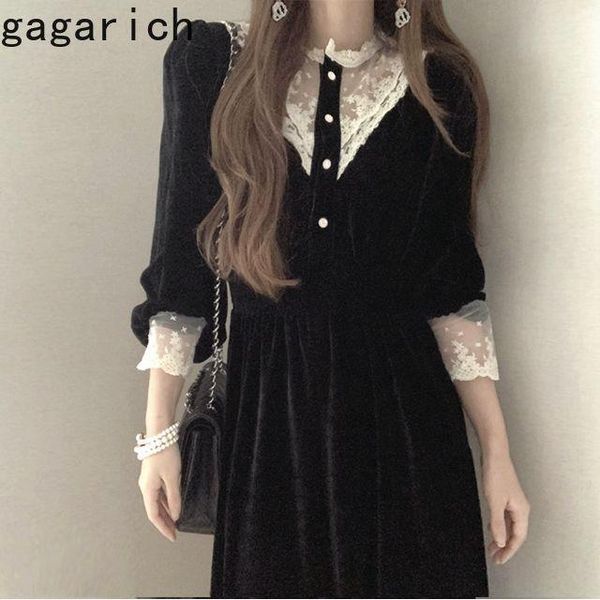 casual dresses gagarich women dress 2021 winter autumn french vintage gentle temperament lace splicing designed female velvet vestidos elega, Black;gray
casual dresses gagarich women dress 2021 winter autumn french vintage gentle temperament lace splicing designed female velvet vestidos elega, Black;gray