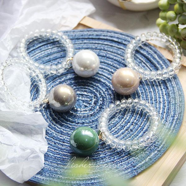 hair accessories woman elegant pearl ties beads girls scrunchies rubber bands ponytail holders elastic band 11, Slivery;white
hair accessories woman elegant pearl ties beads girls scrunchies rubber bands ponytail holders elastic band 11, Slivery;white