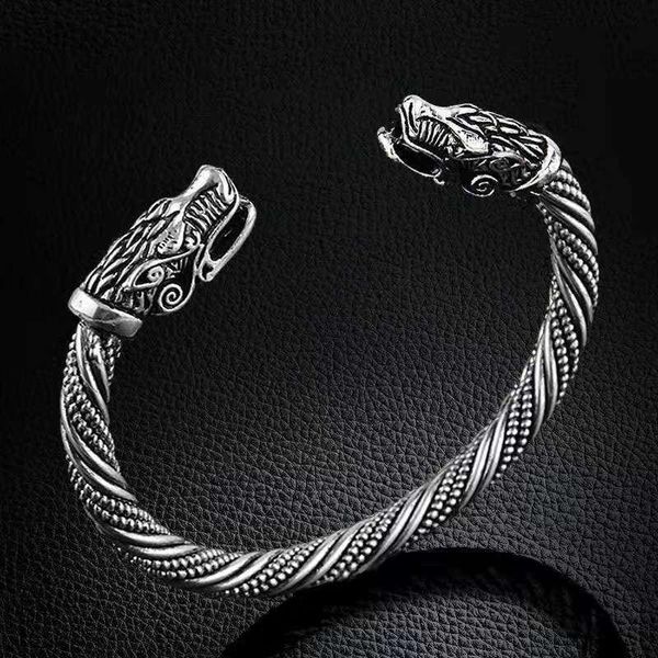 bangle retro punk style nordic dragon head zodiac animal for men's open bracelet party accessories birthday gift bangles, Black
bangle retro punk style nordic dragon head zodiac animal for men's open bracelet party accessories birthday gift bangles, Black