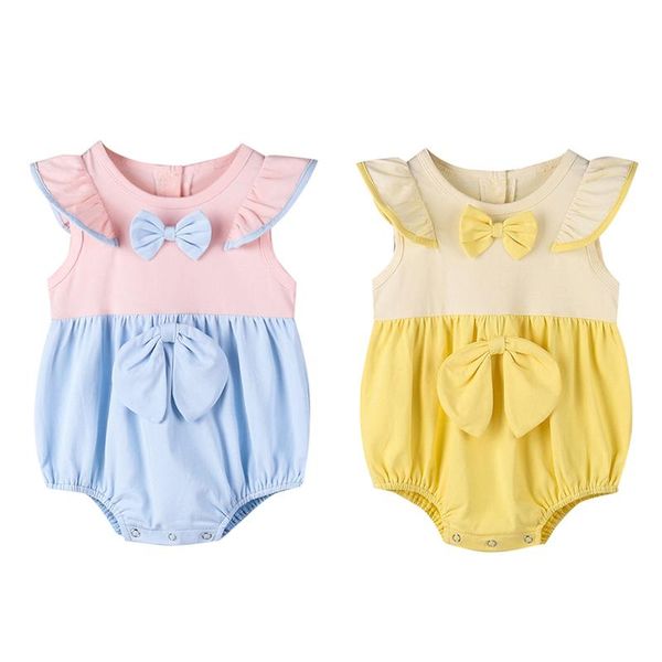 rompers 2021 baby girls two-piece clothes variegated color round collar sleeve bodysuits and headdress summer sunsuits, Blue
rompers 2021 baby girls two-piece clothes variegated color round collar sleeve bodysuits and headdress summer sunsuits, Blue