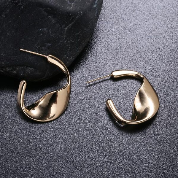 hoop & huggie mydiy metal geometric irregular stud earrings twist alloy punk fashion statement vintage jewelry gold color pendientes gift, Golden;silver
hoop & huggie mydiy metal geometric irregular stud earrings twist alloy punk fashion statement vintage jewelry gold color pendientes gift, Golden;silver