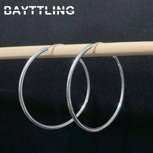 hoop & huggie bayttling s925 sterling silver simple circle 50mm round earrings for women fashion birthday jewelry gifts, Golden;silver
hoop & huggie bayttling s925 sterling silver simple circle 50mm round earrings for women fashion birthday jewelry gifts, Golden;silver