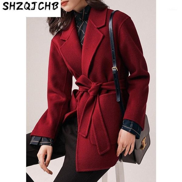 double-faced wool coat women clothes jacket spring autumn coats and jackets korean overcoat b68039 j4077 women's & blends, Black
double-faced wool coat women clothes jacket spring autumn coats and jackets korean overcoat b68039 j4077 women's & blends, Black