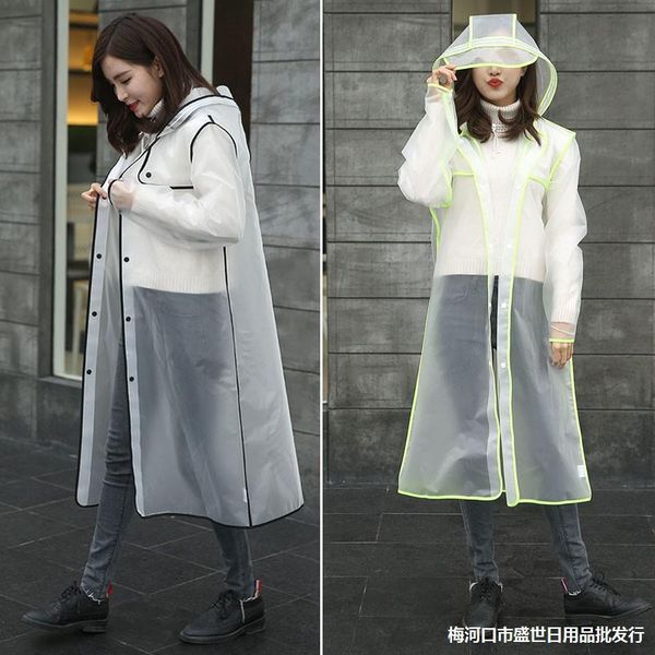 raincoats fashion women's transparent eva plastic girls raincoat travel waterproof rainwear poncho outdoor rain coat
raincoats fashion women's transparent eva plastic girls raincoat travel waterproof rainwear poncho outdoor rain coat