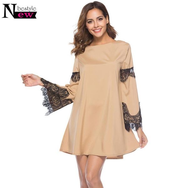 casual dresses fashion dress women elegant lace stitching straight loose patchwork long sleeve o-neck mini, Black;gray
casual dresses fashion dress women elegant lace stitching straight loose patchwork long sleeve o-neck mini, Black;gray