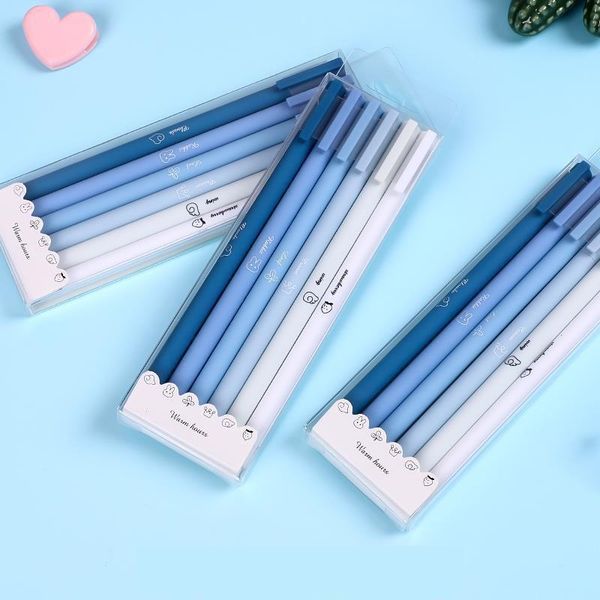 gel pens 48 pcs/lot sample gradient blue pen cute 0.5mm black ink signature promotional gift office school supplies
gel pens 48 pcs/lot sample gradient blue pen cute 0.5mm black ink signature promotional gift office school supplies