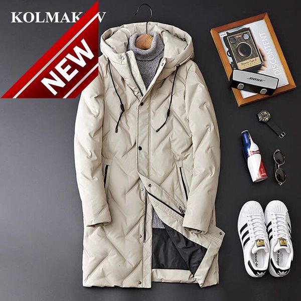 kolmakov 2021 men's winter coats 85% white duck down jackets men m-3xl high casual thicken man, Black
kolmakov 2021 men's winter coats 85% white duck down jackets men m-3xl high casual thicken man, Black