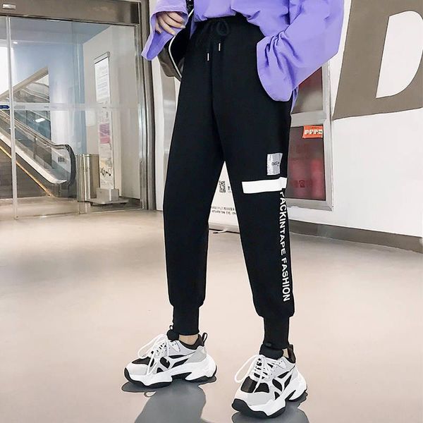 women's pants & capris autumn streetwear letter print cargo women harajuku bf loose big pocket hearm high waist female trousers girl, Black;white
women's pants & capris autumn streetwear letter print cargo women harajuku bf loose big pocket hearm high waist female trousers girl, Black;white