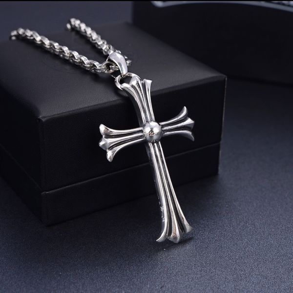 factory wholesale s925 sterling silver croquet cross necklace hip-hop trend and women's fashion brand sweater chain hea/rtsch/rome
factory wholesale s925 sterling silver croquet cross necklace hip-hop trend and women's fashion brand sweater chain hea/rtsch/rome