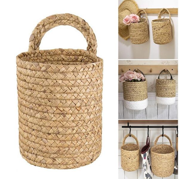 storage bags small wall mounted basket seaweeds woven hanging for organizing plants
storage bags small wall mounted basket seaweeds woven hanging for organizing plants