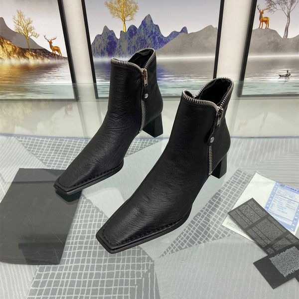 casual designer women boots black genuine leather stretch square toe high heels short chelsea booties
casual designer women boots black genuine leather stretch square toe high heels short chelsea booties