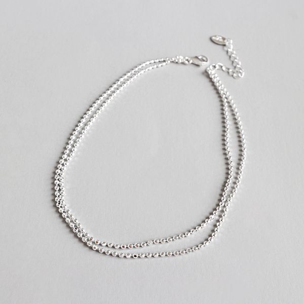 100% s925 sterling silver double-deck bead chain anklets foot chain anklet bracelet fine woman lady beach party gift f1219, Red;blue
100% s925 sterling silver double-deck bead chain anklets foot chain anklet bracelet fine woman lady beach party gift f1219, Red;blue
