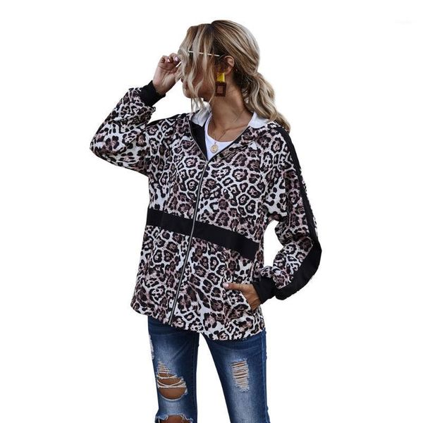 autumn winter women full sleeve leopard printed hooded coat fashion zipper soft jacket outerwear casual overcoat ladies women's jacket, Black;brown
autumn winter women full sleeve leopard printed hooded coat fashion zipper soft jacket outerwear casual overcoat ladies women's jacket, Black;brown