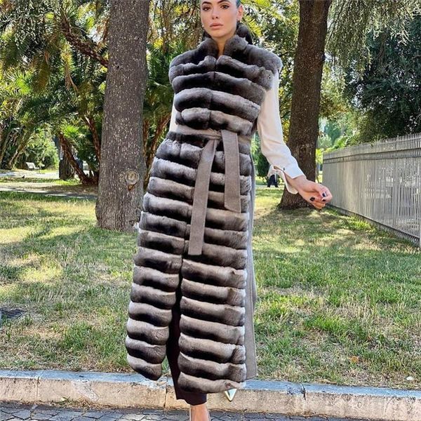 women's fur & faux fashion long wool blends vest real rex collar thick warm overcoats sleeveless woman cashmere vests, Black
women's fur & faux fashion long wool blends vest real rex collar thick warm overcoats sleeveless woman cashmere vests, Black