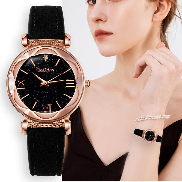wristwatches exquisite leather women watches fashion rose gold ladies bracelet watch romantic starry design women's dress, Slivery;brown
wristwatches exquisite leather women watches fashion rose gold ladies bracelet watch romantic starry design women's dress, Slivery;brown
