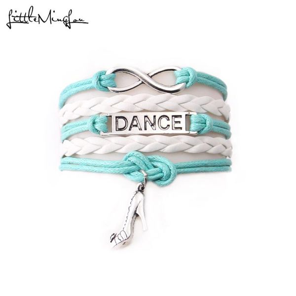 charm bracelets little minglou infinity dance bracelet shose rope handmade dancer for women leather braid & bangles, Golden;silver
charm bracelets little minglou infinity dance bracelet shose rope handmade dancer for women leather braid & bangles, Golden;silver