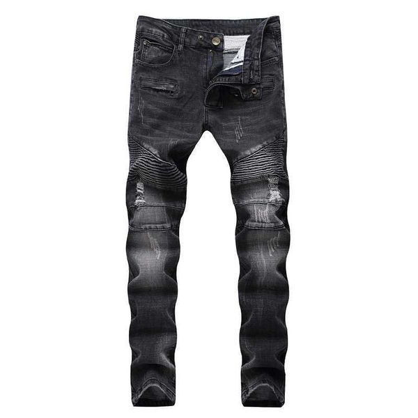 ripped jeans men fashion patchwork moto jeans 2020 new mens pants slim fit jeans brand men biker denim jean men x0621, Blue
ripped jeans men fashion patchwork moto jeans 2020 new mens pants slim fit jeans brand men biker denim jean men x0621, Blue