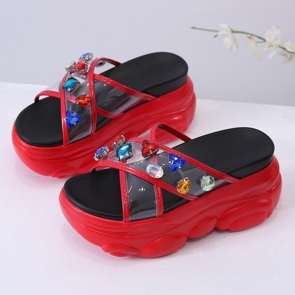 the new summer fashion is versatile casual sandals, Black
