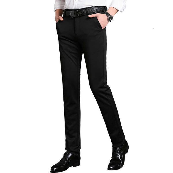 men's pants spring autumn suits stretch elastic business casual small mens slim trousers 3oj6, Black
men's pants spring autumn suits stretch elastic business casual small mens slim trousers 3oj6, Black