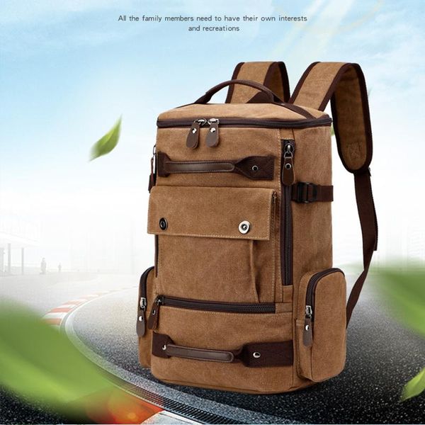outdoor bags canvas large capacity backpack men softback sports travel multifunctional hiking camping handbag
outdoor bags canvas large capacity backpack men softback sports travel multifunctional hiking camping handbag