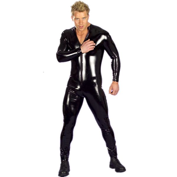 2021 new men's wet look fetish latex ds nightclub catsuits costumes cosplay body suit black patent pu leather erotic leotard overall ot, Black;white
2021 new men's wet look fetish latex ds nightclub catsuits costumes cosplay body suit black patent pu leather erotic leotard overall ot, Black;white