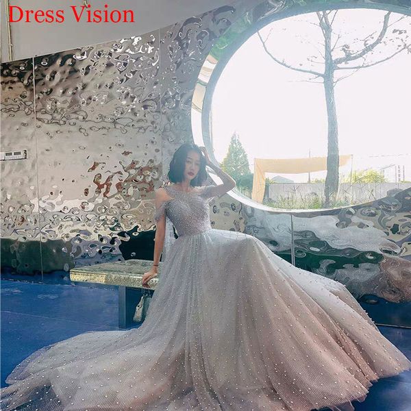 2021 style lace pearls evening es party gowns robe de soire vestidos formales r92a, White;black
2021 style lace pearls evening es party gowns robe de soire vestidos formales r92a, White;black