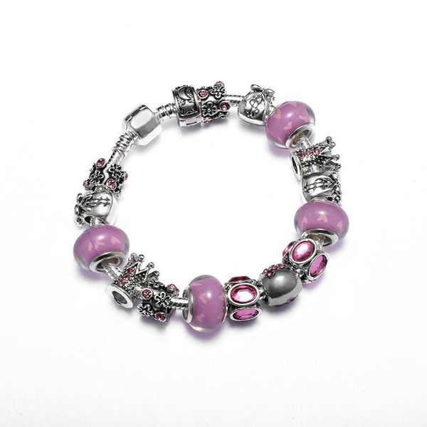 charm bracelets fashion women bracelet silver crystal bead for summer jewelry original gift drop, Golden;silver
charm bracelets fashion women bracelet silver crystal bead for summer jewelry original gift drop, Golden;silver