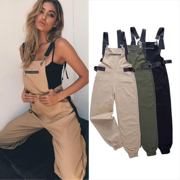 khaki long elegant zipper pockets women romper sleeveless adjusted strap high waist cotton fashion autumn, Black;white
khaki long elegant zipper pockets women romper sleeveless adjusted strap high waist cotton fashion autumn, Black;white