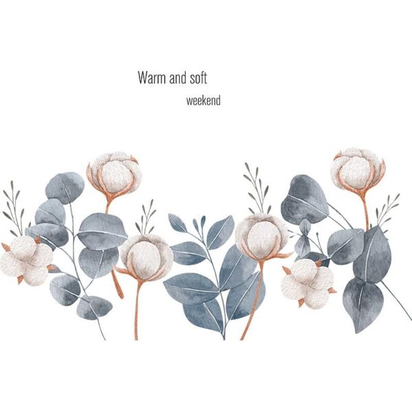 wall stickers a set of 102*67cm after paste painted cotton flower bedroom home decor sticker
wall stickers a set of 102*67cm after paste painted cotton flower bedroom home decor sticker