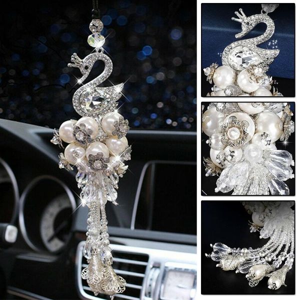 interior decorations car pendant diamond white swan rear view mirror charm hanging decor accessorie crystal decoration
interior decorations car pendant diamond white swan rear view mirror charm hanging decor accessorie crystal decoration