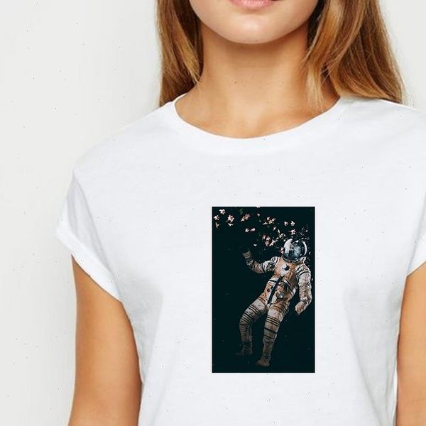 avant garde flower astronaut tshirt vogue spring summer vestidos t shirt women funny casual tee shirt round collar t shirts, White
avant garde flower astronaut tshirt vogue spring summer vestidos t shirt women funny casual tee shirt round collar t shirts, White