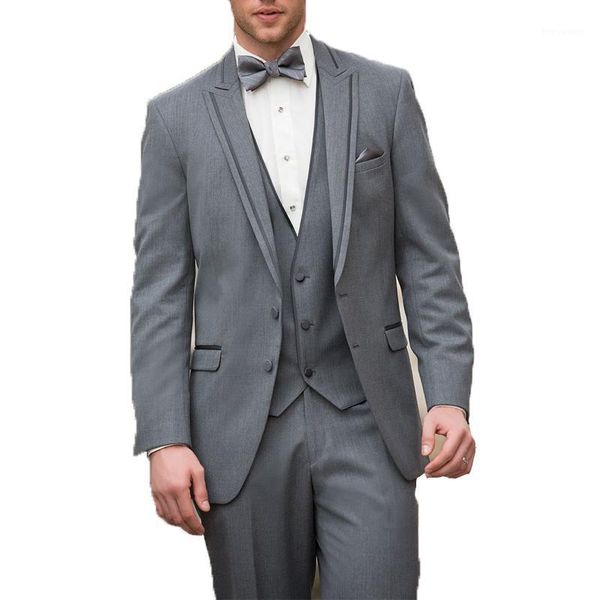 light grey mens groom wedding suit jacket+pants+vest 3 pieces tuxedo business groomsmen man men's suits & blazers, White;black
light grey mens groom wedding suit jacket+pants+vest 3 pieces tuxedo business groomsmen man men's suits & blazers, White;black