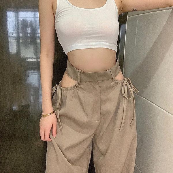 women's pants & capris nclagen women sweatpants cool ladies high waist drawstring hollow out loose casual plus size woman streetwear da, Black;white
women's pants & capris nclagen women sweatpants cool ladies high waist drawstring hollow out loose casual plus size woman streetwear da, Black;white
