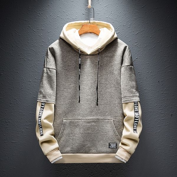 men's hooded sweater spring youth and new long sleeve pullover base shirt trendy autumn student sports coat kg-545, Black
men's hooded sweater spring youth and new long sleeve pullover base shirt trendy autumn student sports coat kg-545, Black