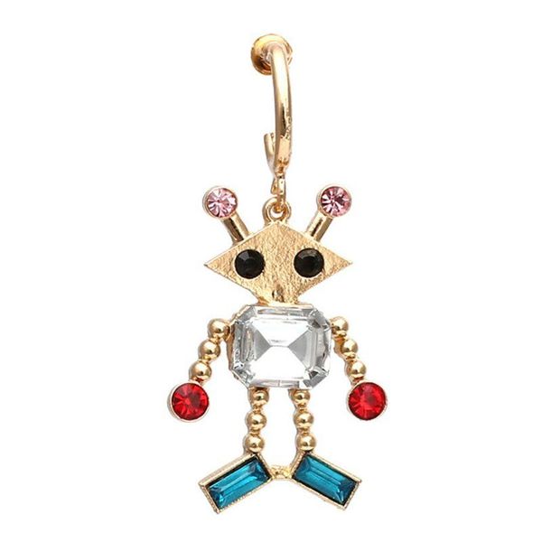 dangle & chandelier fashion creativity metal robot hanging earrings design crystal drop vi g2af, Silver
dangle & chandelier fashion creativity metal robot hanging earrings design crystal drop vi g2af, Silver