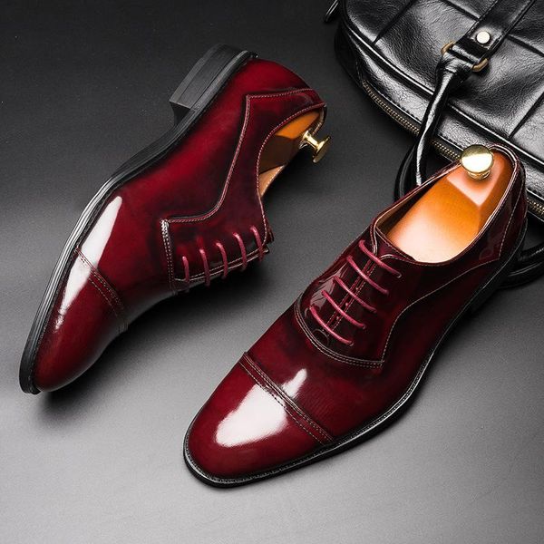 dress shoes 2021 workplace leather men's foreign trade business office three section head large size 45 46, Black
dress shoes 2021 workplace leather men's foreign trade business office three section head large size 45 46, Black