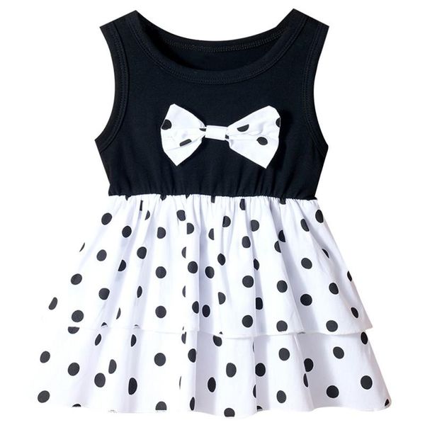 girl's dresses simple style baby girl summer casual bowknot black polka dot print cotton soft sleeveless knee length dress accessories, Red;yellow
girl's dresses simple style baby girl summer casual bowknot black polka dot print cotton soft sleeveless knee length dress accessories, Red;yellow