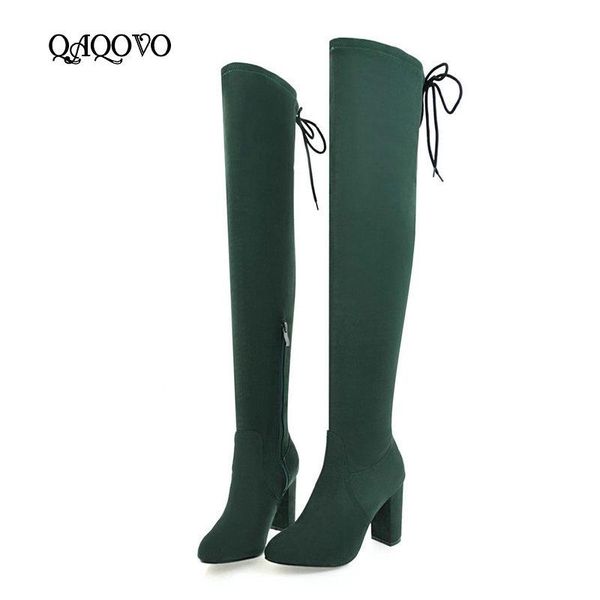 boots 2021 winter stretch over the knee square high heel thigh laceing zipper autumn fashion ladies shoes, Black
boots 2021 winter stretch over the knee square high heel thigh laceing zipper autumn fashion ladies shoes, Black