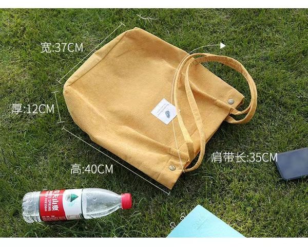 evening bags 2021 women corduroy shoulder bag reusable foldable shopping casual tote female handbag storage
evening bags 2021 women corduroy shoulder bag reusable foldable shopping casual tote female handbag storage