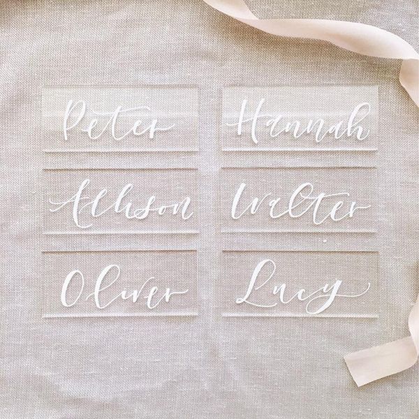 greeting cards 10pcs rectangular acrylic place tiles diy wedding decoration laser cut plain guest names modern calligraphy plexi glass
greeting cards 10pcs rectangular acrylic place tiles diy wedding decoration laser cut plain guest names modern calligraphy plexi glass