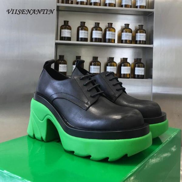 dress shoes british style thick-soled mixed color thick-heeled high-heeled spring summer personality retro leather casual single, Black
dress shoes british style thick-soled mixed color thick-heeled high-heeled spring summer personality retro leather casual single, Black
