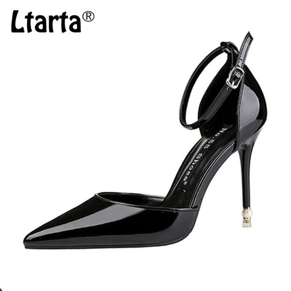 dress shoes ltarta 10cm fashion pointed toe pearl high heels nightclub word with sandals fine heel professional ol women's lsj, Black
dress shoes ltarta 10cm fashion pointed toe pearl high heels nightclub word with sandals fine heel professional ol women's lsj, Black