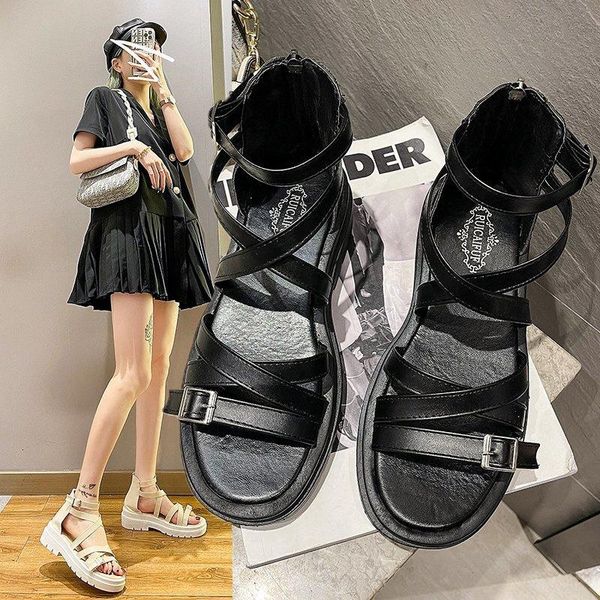 sandals women summer fashion women's 2021 solid color round head comfortable open toe rubber casual shoes, Black
sandals women summer fashion women's 2021 solid color round head comfortable open toe rubber casual shoes, Black