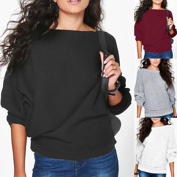 dress women full sleeve women knitting sweater o neck batwing dolman sleeve pullover jumper bat sleeve thread loose knit long sweater, White
dress women full sleeve women knitting sweater o neck batwing dolman sleeve pullover jumper bat sleeve thread loose knit long sweater, White